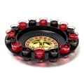 Miniatyrbild 1 av 6: Relaxdays 10010182 Drickroulettspel Rysk roulette 16 snapsglas Kvällsdrinkspel, svart-röd 10010182