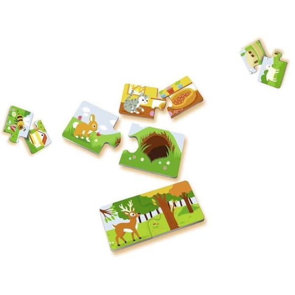 Vart bor dem - Pedagogiskt spel - Discoveries of Animals - Ravensburger - Från 3 år
