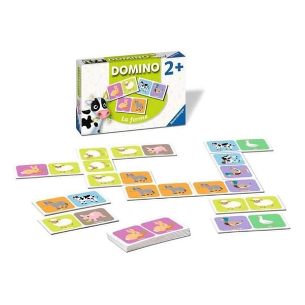 Domino Educational Game Ravensburger Farm - Från 2 år - Flerfärgad