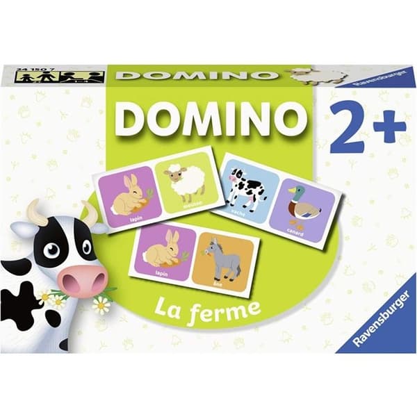 Domino Educational Game Ravensburger Farm - Från 2 år - Flerfärgad