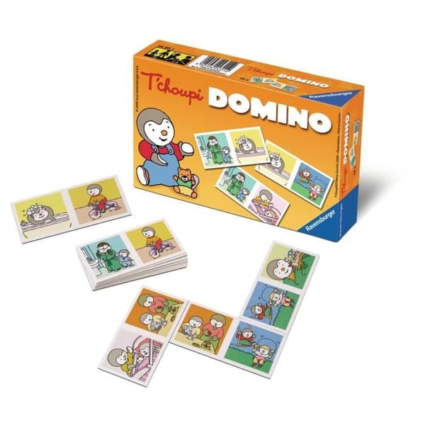 Domino - Ravensburger - T'Choupi - Bilder från vardagen - Blandat - Från 2 år