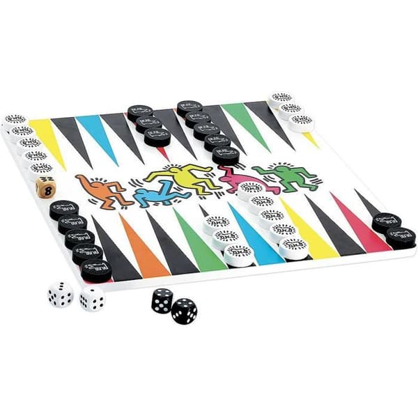 Vilac - Backgammon Checkers Keith Haring