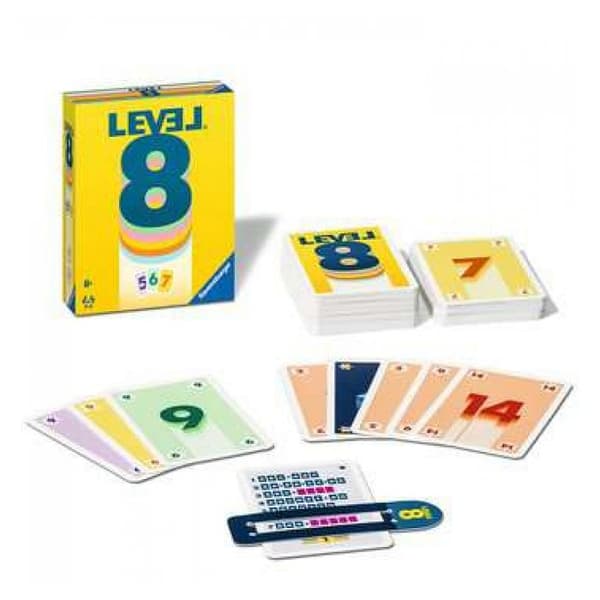 Nivå 8 kortspel - Ravensburger - Från 2 till 6 spelare - Från 8 år