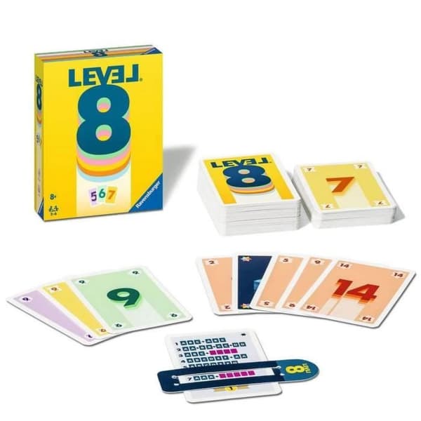 Nivå 8 kortspel - Ravensburger - Från 2 till 6 spelare - Från 8 år