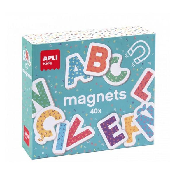Utbildningsspel - APLI - APLI KIDS 18884 - Magnetiska bokstäver - Flerfärgad - Från 3 år
