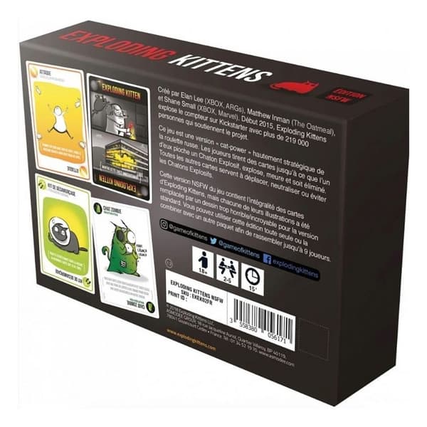 Kortspel - Exploding Kittens: NSFW Edition - Asmodee - Festspel för vuxna