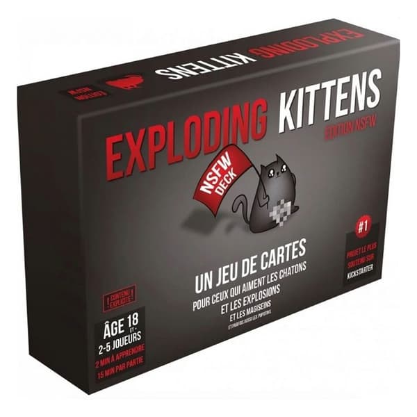 Kortspel - Exploding Kittens: NSFW Edition - Asmodee - Festspel för vuxna