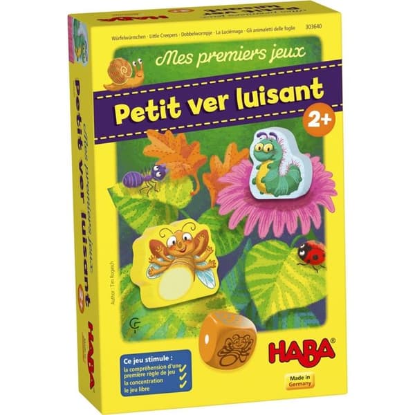 HABA - My First Games - Little Glowworm - 2 år och uppåt, 303640