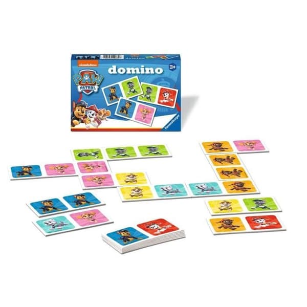 Ravensburger - Utbildningsspel - Domino - Paw Patrol - Från 3 år
