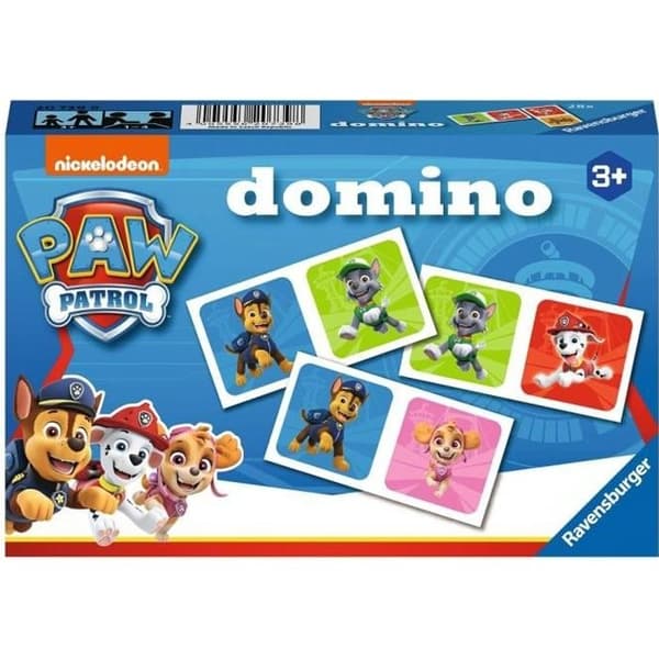 Ravensburger - Utbildningsspel - Domino - Paw Patrol - Från 3 år