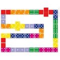 Miniatyrbild 3 av 3: Jungle Dominoes - JANOD - 2 sätt att leka - Roliga djur och siffror - För barn från 3 år