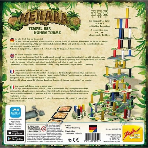Menara byggspel - Zoch - 3015 - Vuxen - Blandat - 45+ minuters speltid