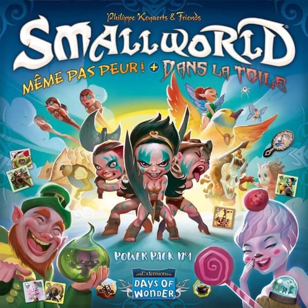 Days of Wonder | Small World - Expansion Power Pack n°1 Inte ens rädd + På webben | Brädspel