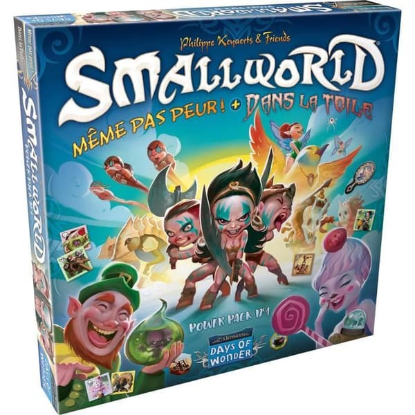 Days of Wonder | Small World - Expansion Power Pack n°1 Inte ens rädd + På webben | Brädspel