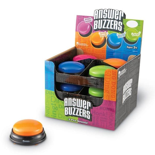 Lärresurser inlärningsspel - LER3777 - Buzzers (set med 12)