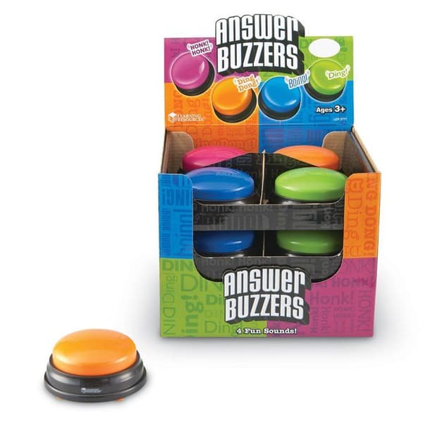 Lärresurser inlärningsspel - LER3777 - Buzzers (set med 12)
