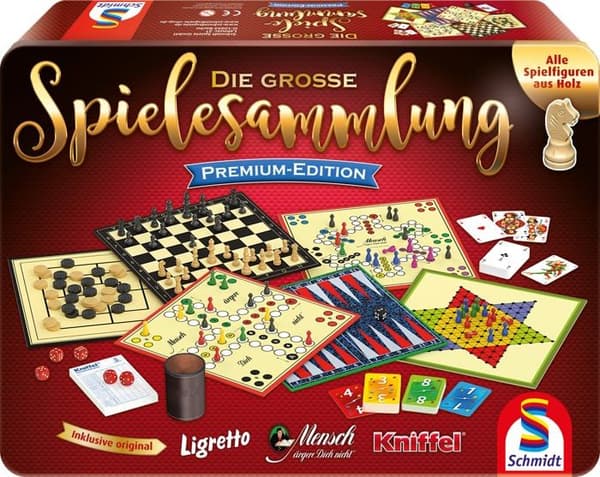 Schmidt-spel - 49197 - Den stora samlingen av Premium Edition-spel i en exklusiv metalllåda från Amazon