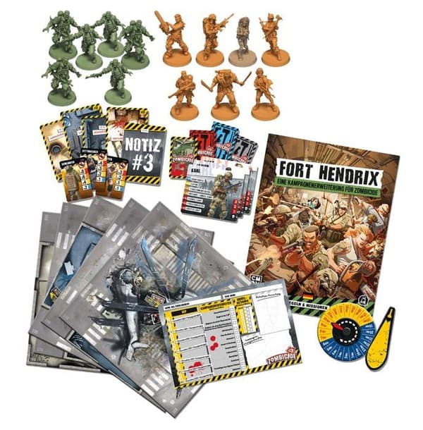 Brädspel - Cmon brädspel - CMND1219 - 2. Edition-Fort Hendrix Zombie Game, , Multicolored, 1. Zombicide