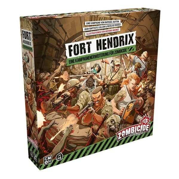 Brädspel - Cmon brädspel - CMND1219 - 2. Edition-Fort Hendrix Zombie Game, , Multicolored, 1. Zombicide