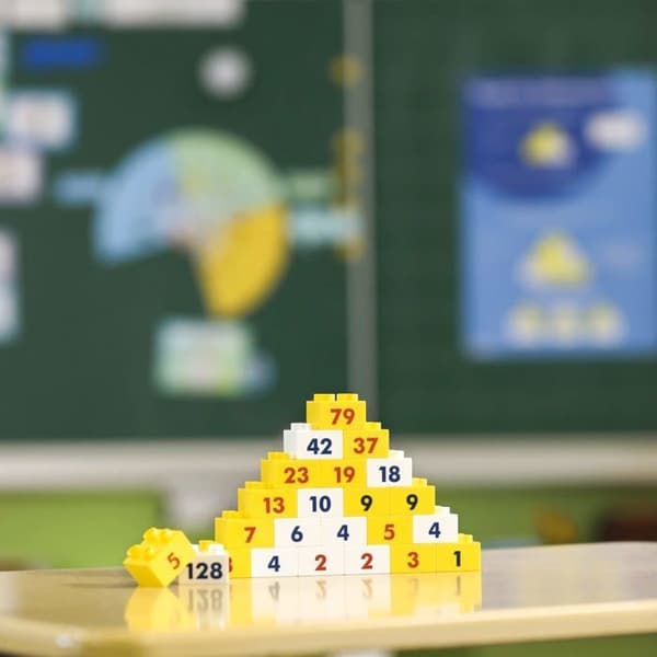 Hubelino lärande spel - 410214 - Number Walls (Prof Kortenkamps Mathe-Baustein) Multicolor