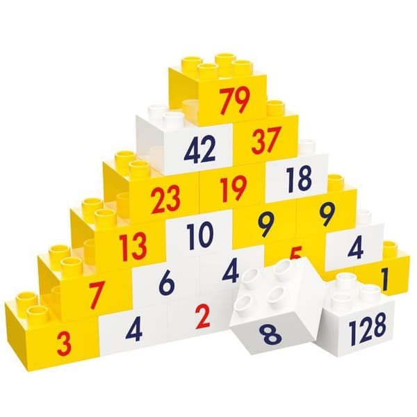 Hubelino lärande spel - 410214 - Number Walls (Prof Kortenkamps Mathe-Baustein) Multicolor