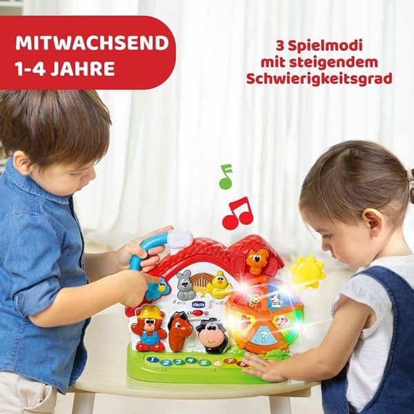 Aktivitetstabell - Chicco aktivitetsleksak - 9604000100 - Talking farm (Relansering) (D/GB), , färgglad