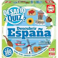 Miniatyrbild 3 av 4: Educa Borrás Desafío Quiz Descubrir España, Juego de mesa familiar de 380 preguntas de historia, tra