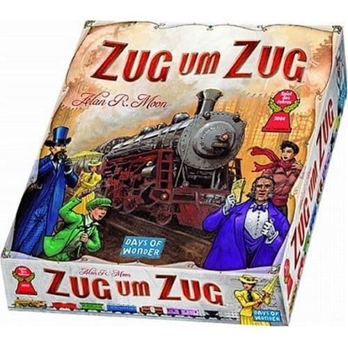 Tyskt brädspel - DAYS OF WONDER - Zug Um Zug - Blandat - 2 eller fler spelare - Brun