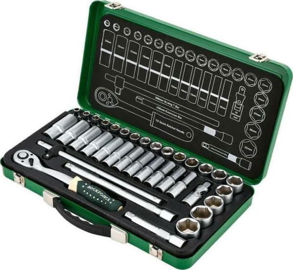 Mallette - multi-spelset Rockforce - RF-4362M - Verktygssats Verktygssats 1/236 delar. (8-32 mm) (6 hörn)