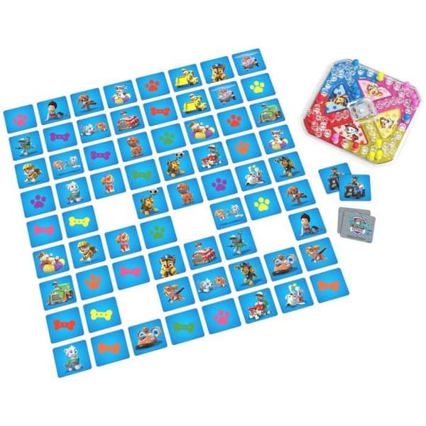 Set med två spel: Pop Up Chinese och Paw Patrol Memo