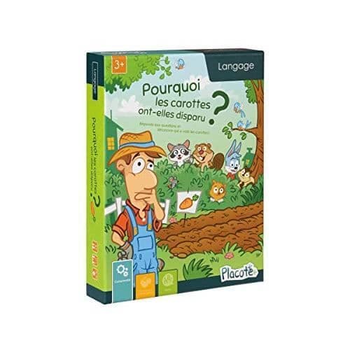Pedagogiskt spel Placote - Varför försvann morötter - 3 till 5½ år