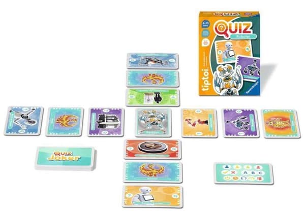 Lärspel - 00164 - Ravensburger tiptoi Quiz Roboter, Quizspiel für Kinder AB 6 Jahren, für 1-4 Spieler