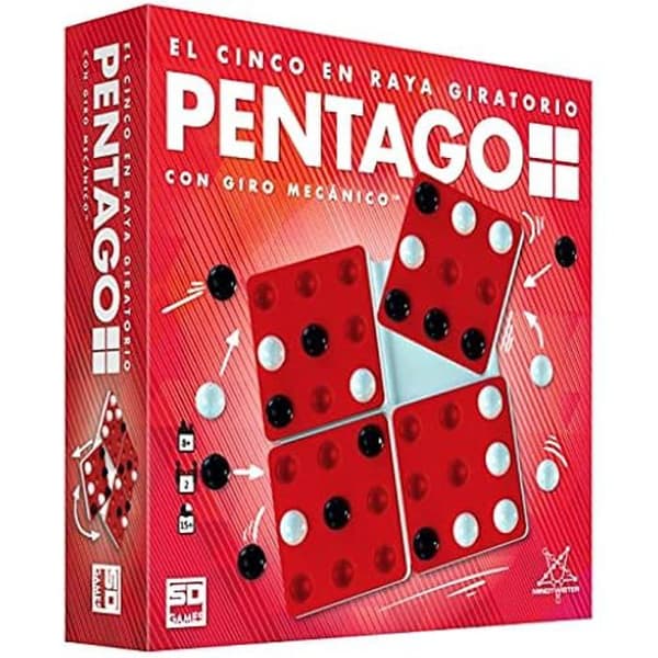 Sällskapsspel - SD GAMES - PENTAGO - Strategi - 2 Spelare - Från 8 År