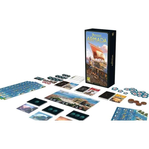 Repos Production - 7 Wonders - Armada Expansion - Ny version 2020 - Brädspel - Från 10 år - 3 till 7 spelare
