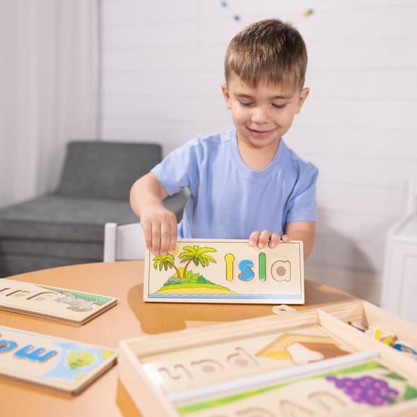Lärande spel Melissa - doug - 31811 - Utbildning leksak för språkinlärning Se och stava på spanska