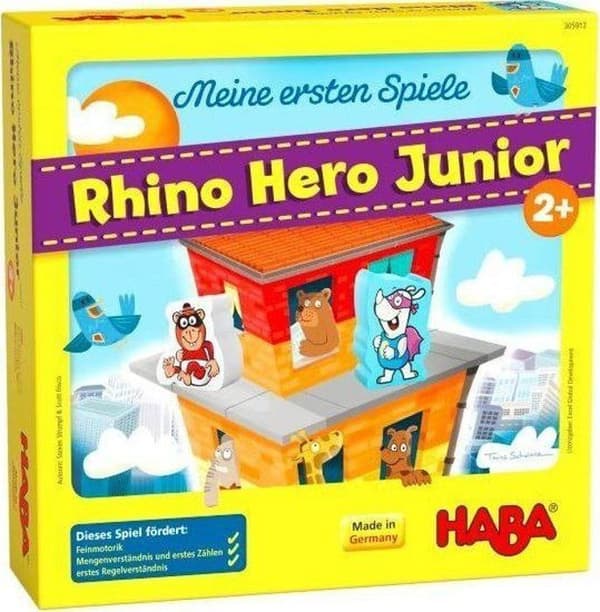 Sällskapsspel - brädspel Haba - 562143 - Mina första spel - Rhino Hero Junior