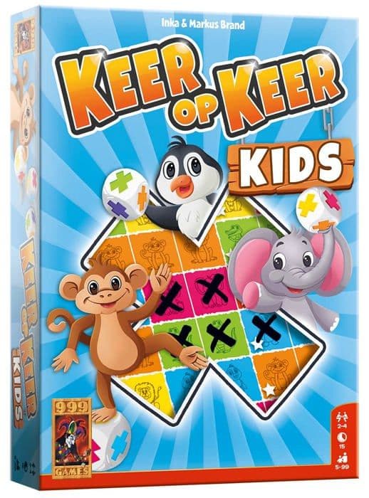Spelpjäs - spelfigur 999 games - 999-KEE07 - Keer OP Keer Kids - tärningsspel