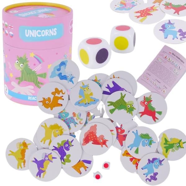 Observationsspel av familjen unicorn för barn och vuxna 300291