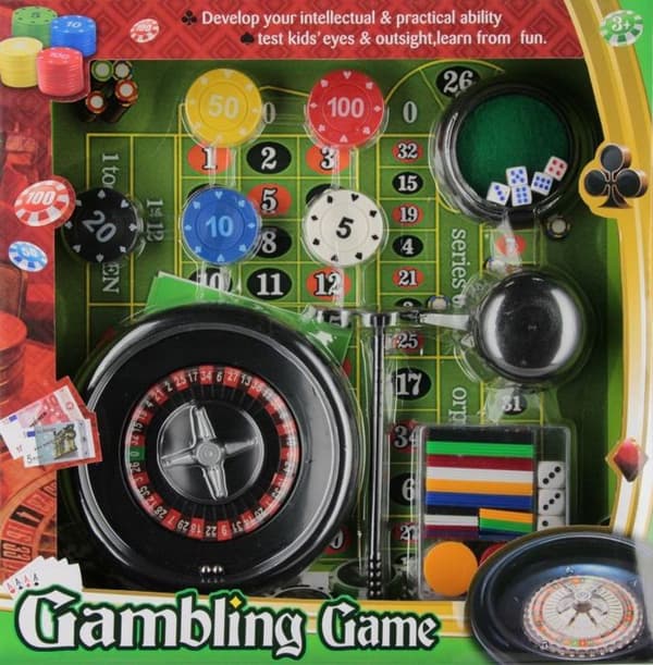 Sällskapsspel - brädspel Mega creative - J8150A - RULETT SPEL 33X33X7 MC WB 24/48