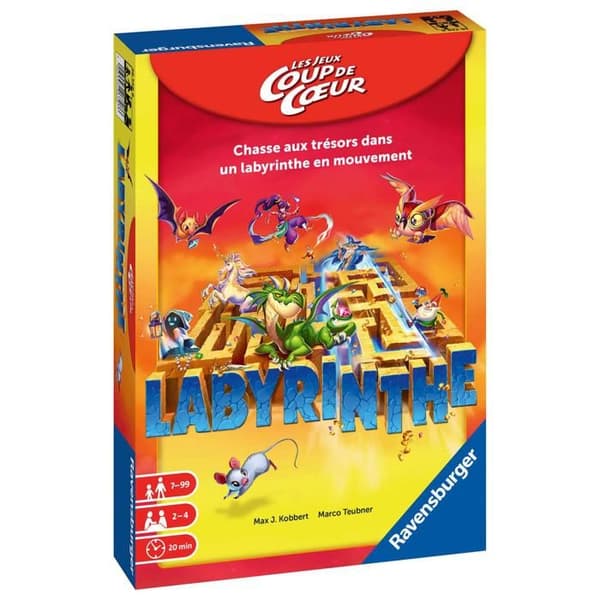 Brädspel - RAVENSBURGER - Unik favoritlabyrint - För barn - Längd 20 min