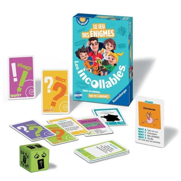 LES INCOLLABLES The Enigma Game - Ravensburger - Brädspel för barn - Reflektion och logik - 2 till 4 spelare - Från 6 år