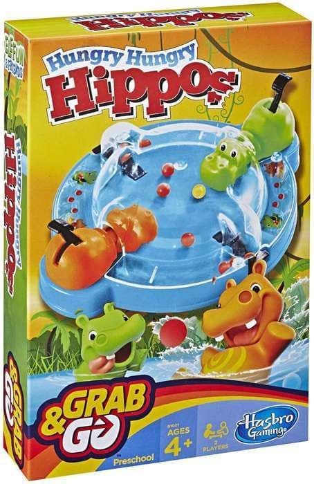 Hasbro Grab&Go Hungry Hippies arkadspel, partajspel