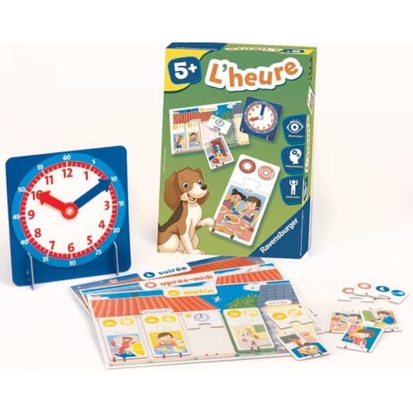 Pedagogiskt pusselspel Time - RAVENSBURGER - 5 år och över - Flerfärgad - Inomhus - Barn