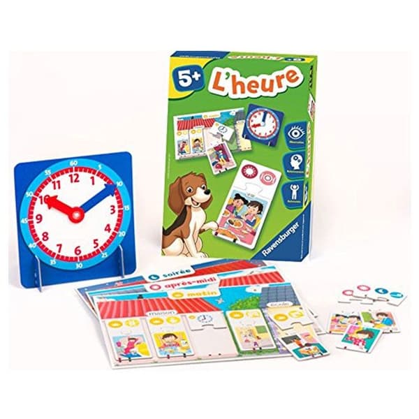 Pedagogiskt pusselspel Time - RAVENSBURGER - 5 år och över - Flerfärgad - Inomhus - Barn