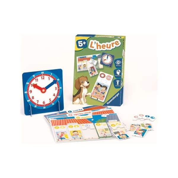 Pedagogiskt pusselspel Time - RAVENSBURGER - 5 år och över - Flerfärgad - Inomhus - Barn