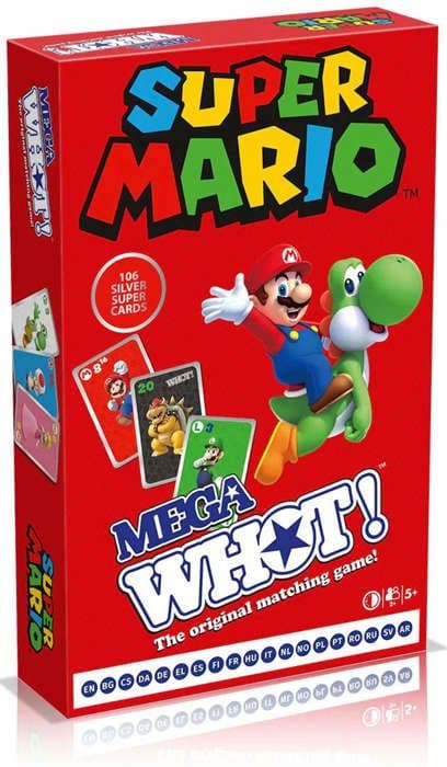 Socialt kortspel Super Mario Mega Whot! av Winning Moves