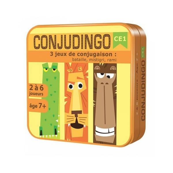 Asmodee - Conjudingo CE1 - 3 konjugationsspel