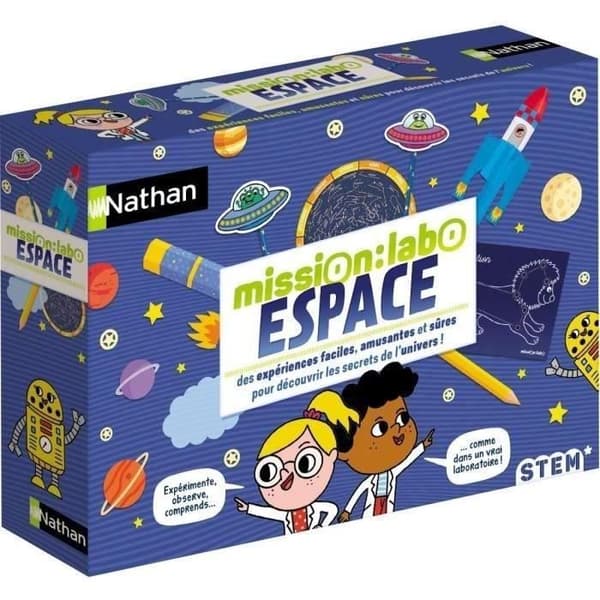 Nathan Mission Labo Space science kit - Box för barn från 6 år och uppåt