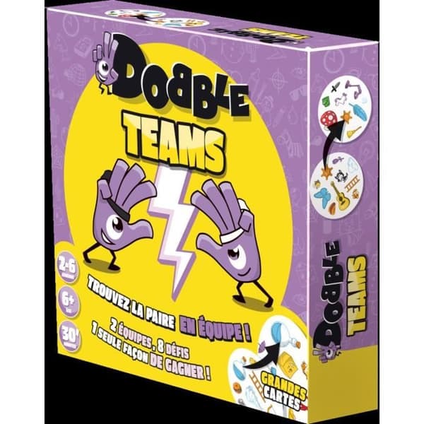 Zygomatic - Dobble Teams: Spela som ett lag - Brädspel - Från 6 år - 2 till 8 spelare - 15 minuter