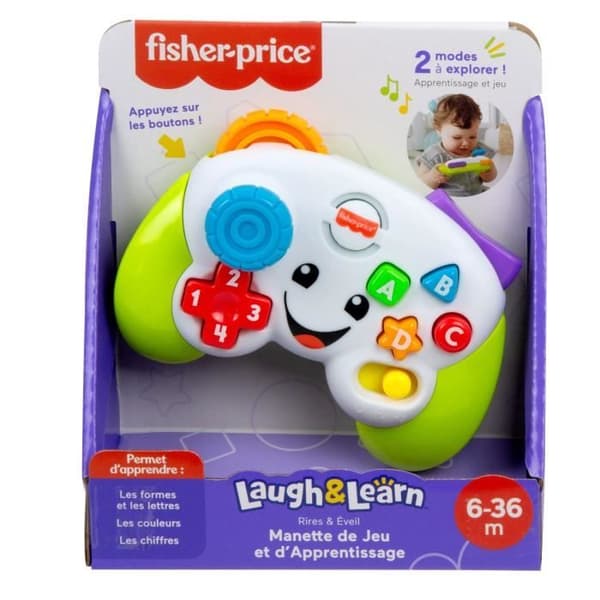 Fisher-Price-HXB63 Lek- och inlärningskontroll för skratta och lär